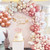Boho Balloon Arch Garland Kit, SCMDOTI Blush Pink Balloon Garland with Double Stuffed Dusty Rose Nude Neutral Balloon Garland for Boho Party, Baby Shower, Birthday, Weddings,Bridal Shower Decoration