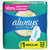 Always Ultra Thin Daytime Pads with Wings - Size 1, Unscented, 22 ct