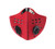 WEMORE Dustproof Activated Carbon Mask PM2.5 Washable Cotton Mouth Masks With Valve Replaceable Filter for Running, Cycling, Outdoor Activities Red