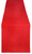 Yourtablecloth Cotton Ribbed Table Runner (Red, 13 x 108)