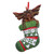 Nemesis Now Gremlins Mohawk in Stocking Hanging Festive Decorative Ornament, Green, 12cm