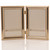 Lawrence Frames Classic Bead Frame, 4x6 Double, Gold