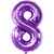 KatchOn, Giant Purple 8 Balloon Number - 40 Inch | Purple Number 8 Balloon for Mermaid Birthday Decorations | Purple 8 Balloons for Birthday Girl | 8 Purple Unicorn Birthday Decorations for Girls