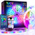 TJOY 65.6ft Kids Bluetooth LED Strip Lights, Music Sync LED Light Strip RGB Color Changing Lights Strip with Penguin Style Remote, APP Control, LED Lights for Bedroom, TV, Room DIY (APP+Remote+Mic)