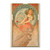 Zzuyi Canvas Wall Art Alphonse Mucha Dancer Vintage Decor Art Print Poster for Living Room, Bedroom, Office - 12X18 Inches Unframed