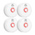 Smoke Detector and Fire Alarm 4 Pack Photoelectric Sensor Smoke Alarms Easy to Install Fire Alarm With UL Listed, Light Sound Warning, Test Button,9V Battery Included Fire Safety for Home Hotel School