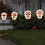 Halloween Skull Pathway Markers Lights Outdoor, 7Ft Connectable C7 Halloween Decorations Pathway String Lights with 4 Skeleton Stake Lights for Porch Driveway Walkway Garden Lawn Yard Party Decor