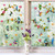 Hummingbird Window Stickers Birds Tree Branch Window Decals Small Bird Window Stickers Floral Bird Window Clings Flower Bird Tree Branches Wall Decals Summer Bird Window Wall Stickers