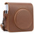 Frankmate Protective Case Compatible with Fujifilm Instax Square SQ1 Instant Film Camera, PU Leather Compact Case Bag with Adjustable Shoulder Strap (Brown)