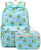 Bluboon Backpack for Girls Kids Preschool Backpack with Lunch Box Kindergarten School Bookbags Set (Tie Dye Blue)