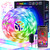 FONEWE LED Lights for Bedroom 50FT Music Sync LED Light Strips Color Changing LED Strip Lights with APP Control