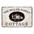 Pattern Pop Personalized Vintage Distressed Look Cottage Metal Room Sign (11x14 Inches)