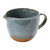 Creative Co-Op Quart Stoneware Batter Reactive Glaze Finish with Handle Bowl, Blue,8 ounce