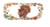 Rustico Thanksgiving Turkey Rectangular Melamine Tray, 14.75-Inch