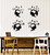 Vinyl Wall Decal Mathematics School Classroom Kids Brain Math Symbol Stickers Mural Large Decor (g2890) Black