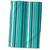 3dRose Blue Candy Stripe Towel, 15" x 22", White
