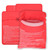 ATB Reusable Microwave Potato Bags Cooker Bag, 4 Pack Pouch Cooker Red Microwave Potato Baked Pouch Potato Bag 4 Minutes, Red