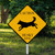 Caution Husky Vintage Home Decorative Signs Dogs Aluminum Sign Husky Animal Lover Funny Aluminum Art Signs Caution Road Sign 12x12in Dog Mom Sign for Street Road