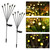 Vibera Solar Garden Lights 6 LED Firefly Lights Solar Outdoor Waterproof Solar Powered Outdoor Lights Decorative for Garden Swaying Solar Garden Lights Decorative for Pathway Patio Yard?2pack?