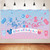 Gender Reveal Decorations Gender Reveal Backdrop Blue Pink Baby Gender Reveal Party Supplies Boy or Girl Gender Reveal Banner Baby Shower Decorations What Will Baby Be Photography Photo Backgroud