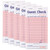 Stock Your Home Pink Guest Check Books for Servers (5 Pack) Server Note Pads, Waiter Checkbook, Food Receipt Book, Restaurant Order Pad, Paper Checks, Waitress Accessories, 250 Total Tickets