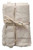 Creative Co-Op 18" Square Cotton Woven Stitch Accent & Fringe (Set of 4) Napkins, White, 4 Count