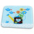 3dRose Cute watercan with flowers and blue birds with loving... - Dish Drying Mats (ddm-156586-1)