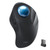 Wireless Trackball Mouse, Rechargeable Ergonomic Design, Index Finger Control with 5 Adjustable DPI, 3 Device Connection (Bluetooth or USB), Compatible for PC, Laptop, iPad, Mac, Windows, Android