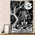 Lyacmy Skull Tapestry Black and White Tapestries Hippie Skeleton Tapestry Moon Tapestry Psychedelic Eyes Tree Tapestry Arrow Tapestry Wall Hanging for Room(51.2 x 59.1 inches)