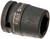 Williams 37518 18mm Shallow 6-Point Impact Socket, 1/2 Drive