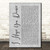 The Card Zoo I Hope You Dance Rustic Script Grey Song Lyric Quote Wall Art Poster Gift Present Print