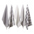 DII Farmhouse Basic Kitchen Collection Woven, Dishtowel Set, 18x28, Gray, 5 Piece