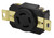 AC WORKS Flush Mounting Locking Industrial Grade Receptacle (L14-20R 20A 125/ 250V)