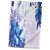 3D Rose Blue Flowers On A White and Lavender Bokeh Background Hand Towel, 15" x 22", Multicolor