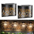 TIJNN Solar Deck Lights -2 Pack, LED Landscape Lighting Solar Garden Lights for Patio, Backyard, Deck, Steps