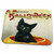 3dRose Cassie Peters Halloween - Merry Halloween Vintage Black Cat - Dish Drying Mats (ddm-296830-1)
