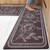 ROTTOGOON Kitchen Floor Mat Set of 2, Cushioned Anti Fatigue Kitchen Mat 17"x47"+17"x29", Non-Slip Waterproof Kitchen Rug, Premium PVC Comfort Kitchen Mats and Rugs for Kitchen, Office, Home, Laundry