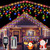 Ollny Icicle Christmas Lights Outdoor 486LED 40FT - 8 Modes Timer IP44 Waterproof Connectable Fairy String Lights, Remote Plug In for House Yard Patio Indoor Outside Christmas Decorations - Multicolor