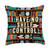 Book Lover Bookworm Gift Co I Have No Shelf Control Funny Book Lover Bookshelf Gift Throw Pillow, 18x18, Multicolor