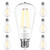 Batklumi LED Edison Bulbs Light: Dimmable 8W Equivalent 60 Watt 4000K Neutral White E26 Edison Light Bulbs with 80+ CRI Filament Vintage Light Bulbs st19/st58 for Home Outdoor Indoor 6Packs