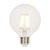 Westinghouse 5317300 6.5 Watt (60 Watt Equivalent) G25 Dimmable Clear Filament LED Light Bulb, Medium Base