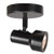 BONLICHT Industrial Vintage One Light Semi Flush Mount Ceiling Light Black Adjustable Track Lighting, Bulbs Included