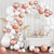 Rose Gold Balloon Arch Kit Rose Gold and White Balloons 96PCS Rose Gold Balloon Garland Kit Rose Gold Confetti Balloons for Birthday Party Decoration