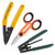 Duogalia 3 in 1 Fiber optic Tool Kit, 1 PC Fiber Optic Drop Cable Stripper & 1 PC CFS-3 Fiber Optic Stripper 3 Port Hole Stripping Tool & 1 PC Kevlar Shears for FTTH Drop Cables,Stripping Plier.