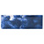 Augenstern Window Topper Curtain Watercolor-Blue-Psychedelic 54x18 inch Valance Short Curtain for Kitchen Windows/Bathroom/Living Room/Bedroom