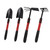 MagiDeal 4 Pieces Gardening Tool Kits,5 Tines Rake,Garden Hoe Cultivator, Hand Planting Tools for Digging Transplanting