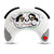 KINGEAR Wireless Switch Controller, Cute Dog Switch Pro Controller for Switch/Lite/OLED, Gaming Controller Gamepad with Wake-up,Dual Vibration,Gyro Axis,Turbo & Programmable Function,2 DIY Magnetic Replacement Cover(White+Yellow)