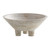 47th & Main Smooth Footed Mango Wood Bowl, Large, Whitewash