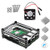 Dorhea Raspberry Pi 3 Model B Case with Cooling Fan and Heatsinks, Case for Raspberry Pi 3 Model B+, Compatible with Raspberry Pi 3 Model B, Raspberry Pi 2 Model B,Pi B+