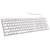 USB Wired Keyboard with Numeric Keypad Ultra-Slim Aluminum Full Size Computer Keyboard for Mac Pro, MacBook Pro/Air, Mini Mac, iMac, Laptop Computers (Silver)